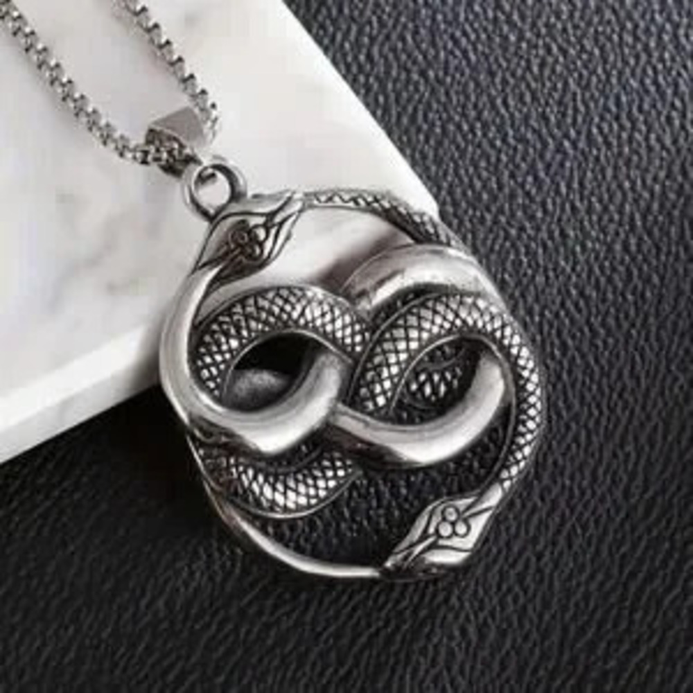 Auryn NeverEnding Story Snake Necklace Retro VTG Valentines Birthday Gift - NEW!